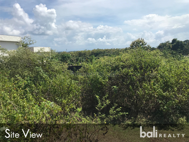 Large Plot Of Freehold Land With Ocean Views In Jimbaran - 1734 -NS, Uluwatu, Badung