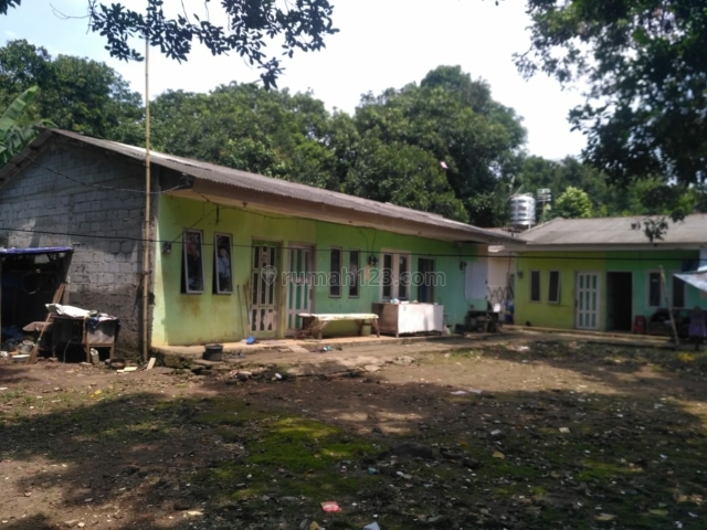 Tanah dan bangunan kontrakan 10 pintu di belakang Dukuh Zamrud, Mustikajaya, Bekasi