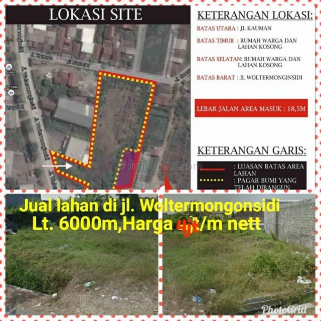 tanah woltermonginsidi, Pedurungan, Semarang