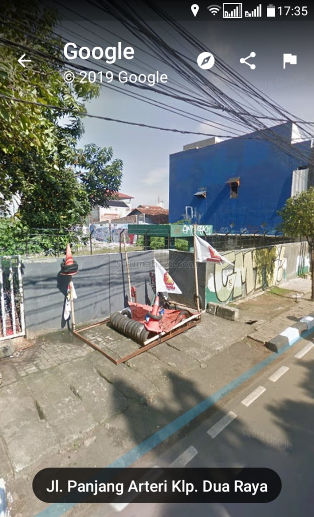 Tanah Jalan Panjang Arteri Kelapa Dua Raya, Kebon Jeruk, Jakarta Barat