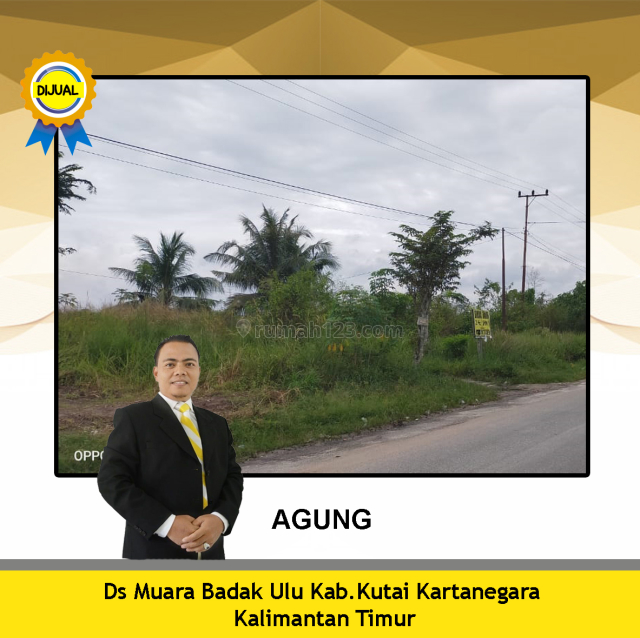 Tanah di DKI Kalimantan Timur, Luas, cocok untuk hunian, Muara Badak, Kutai Kartanegara