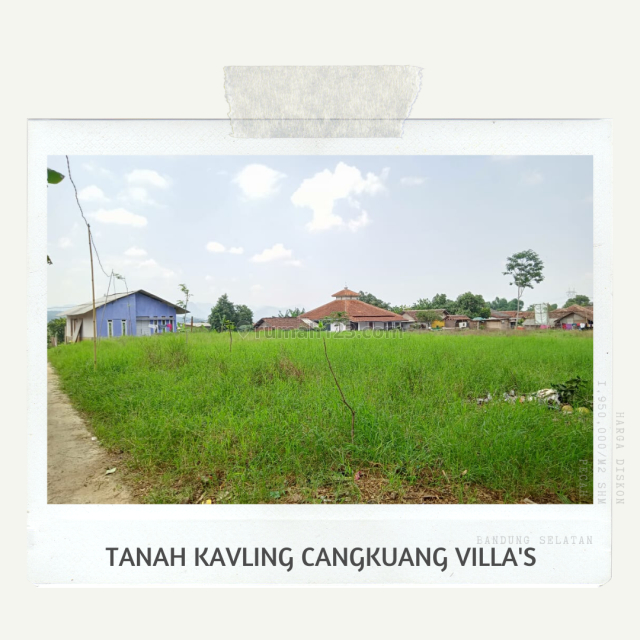 Lahan Kavling Termewah Di Cangkuang 1Jtaa/m2 SHM Dijamin UNTUNG, Cangkuang, Bandung