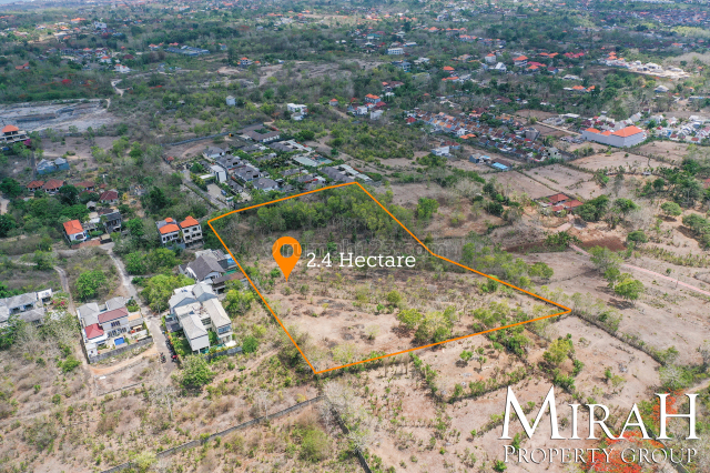 2.4 Hectares Close to Dreamland, Uluwatu, Badung