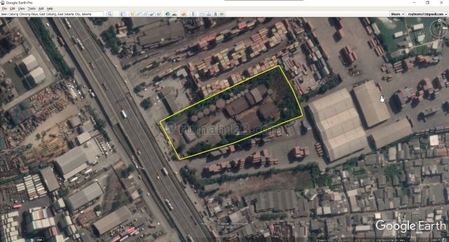 Tanah Cakung 1,4 Ha Jakarta Utara Strategis Siap Pakai di Pinggir Tol Cakung JOR, Cilincing, Jakarta Utara