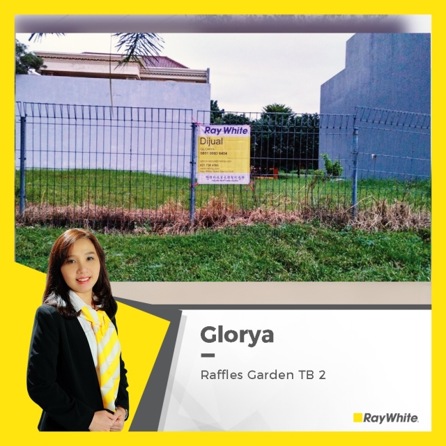 Tanah Luas berada di Citraland cluster Raffles Garden TB2, Citraland, Surabaya