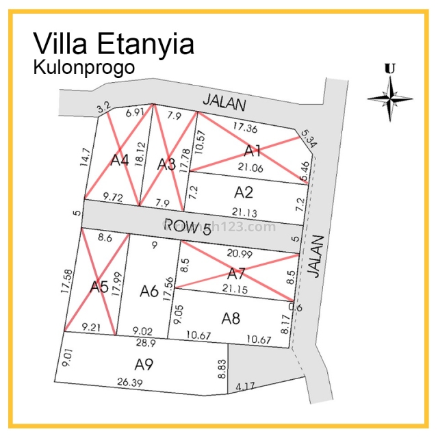 Kavling Perumahan Dekat Bandara YIA, Legalitas Aman Bisa KPT Bank, Wates, Kulon Progo