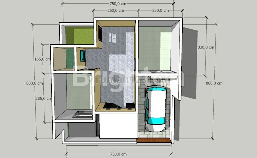 RUMAH KAVLING SIAP BANGUNG, KRIAN SIDOARJO KODE 05, Krian, Sidoarjo