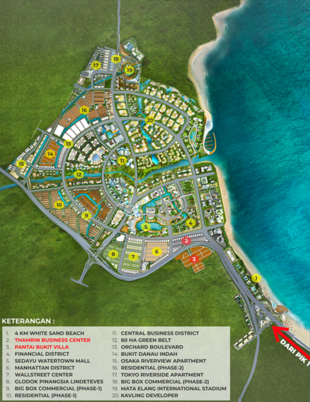 HARGA MODAL !!! Kavling Komersil PIK2 Wallstreet, Pantai Indah Kapuk, Jakarta Utara