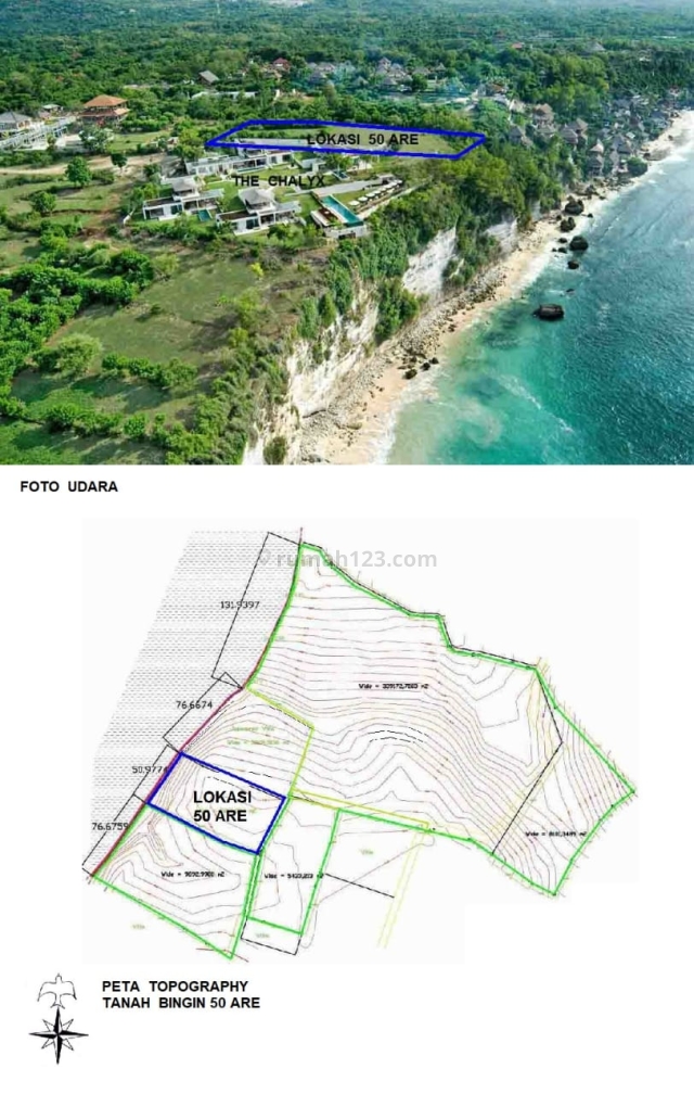 TANAH TEPI TEBING LAUT BINGIN, Pecatu, Badung