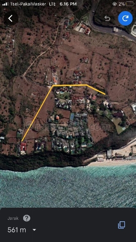 tanah di pantai pandawa, Bukit, Badung