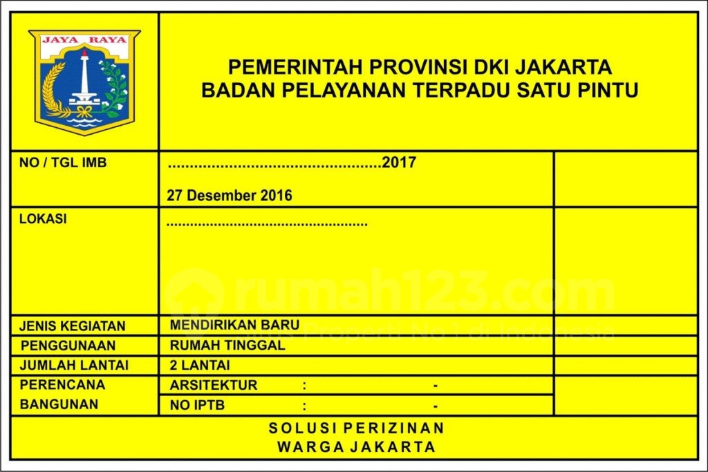 izin mendirikan bangunan - rumah123.com