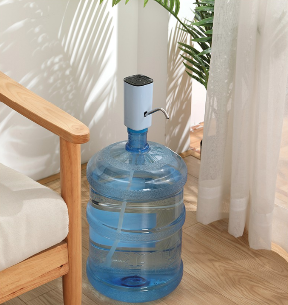 Square Electric Water Dispenser with USB / Pompa Galon Listrik Kotak