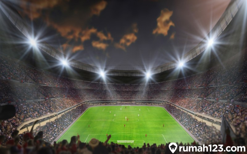 ukuran lapangan sepak bola