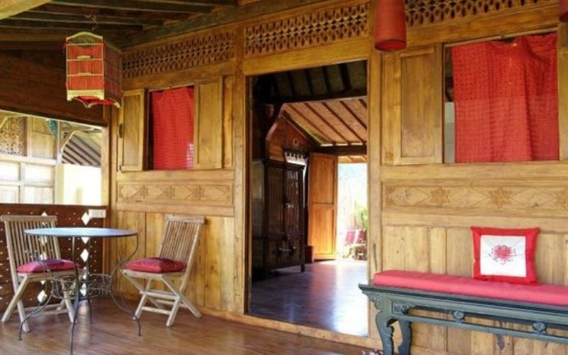 img-responsive Teras rumah kampung jawa
