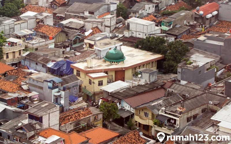 rumah dekat masjid