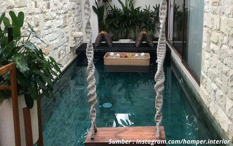 Kolam Renang Sempit Minimalis