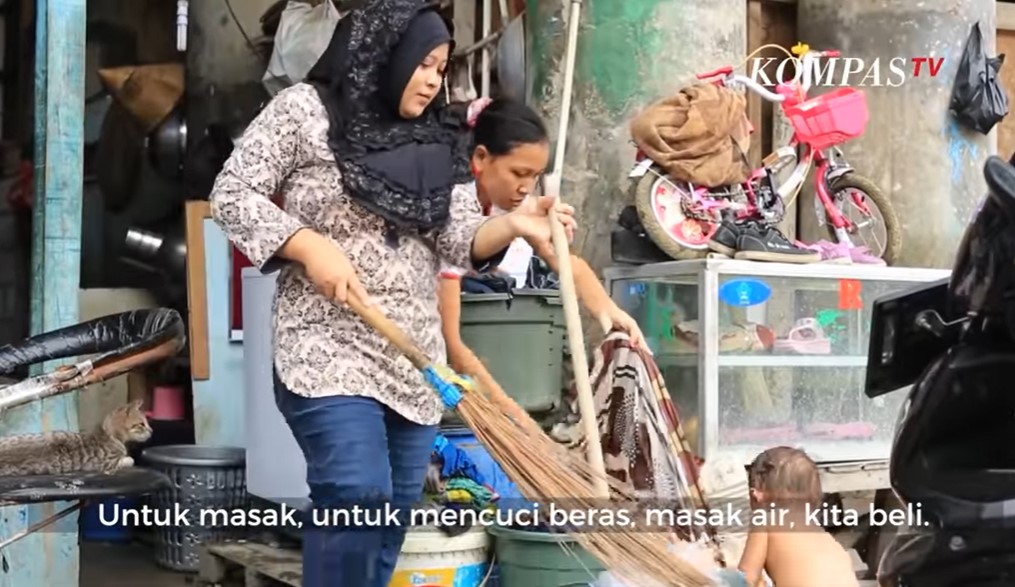 tidak ada air bersih di rumah kolong tol