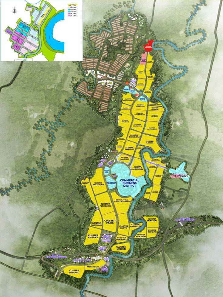 Site Plan Cluster Mississippi