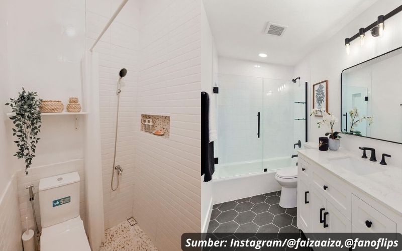 Desain Kamar Mandi Minimalis Unik 2x2