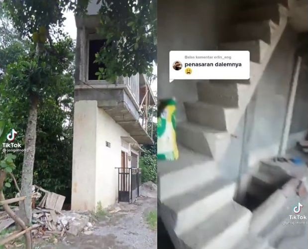 rumah aneh di lampung tipis seperti kue